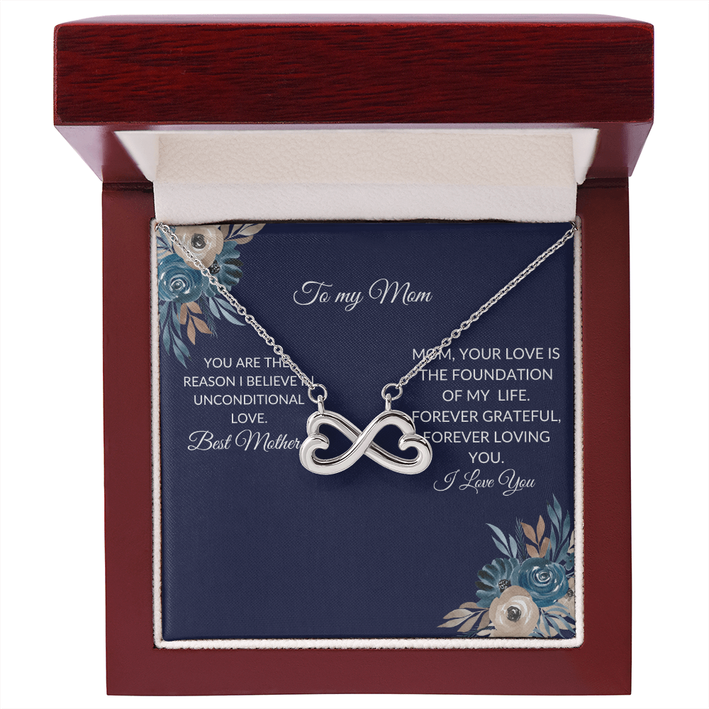To My Mom – Forever Love Knot Necklace