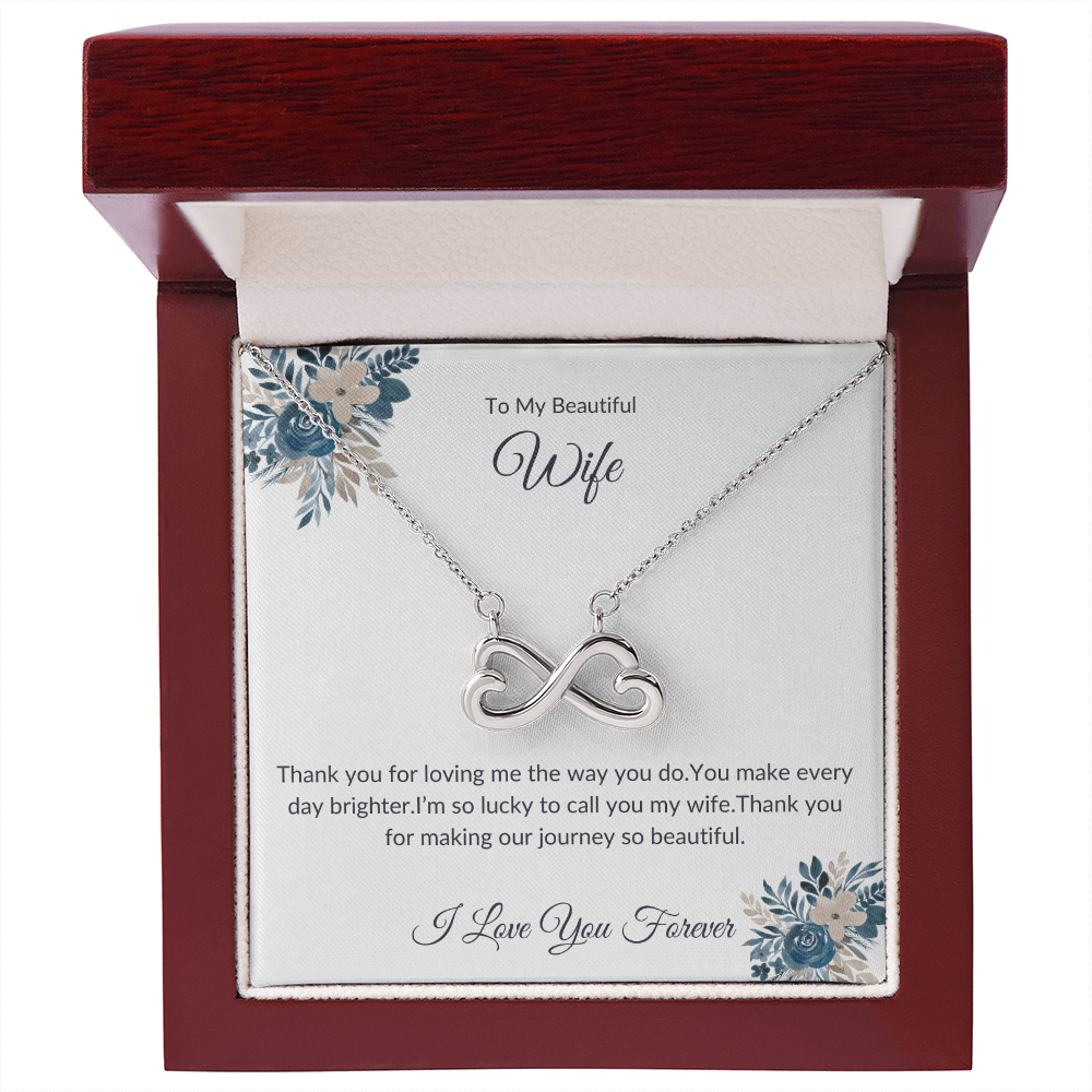 To My Precious Wife – Forever Linked Necklace – A Love That Lasts