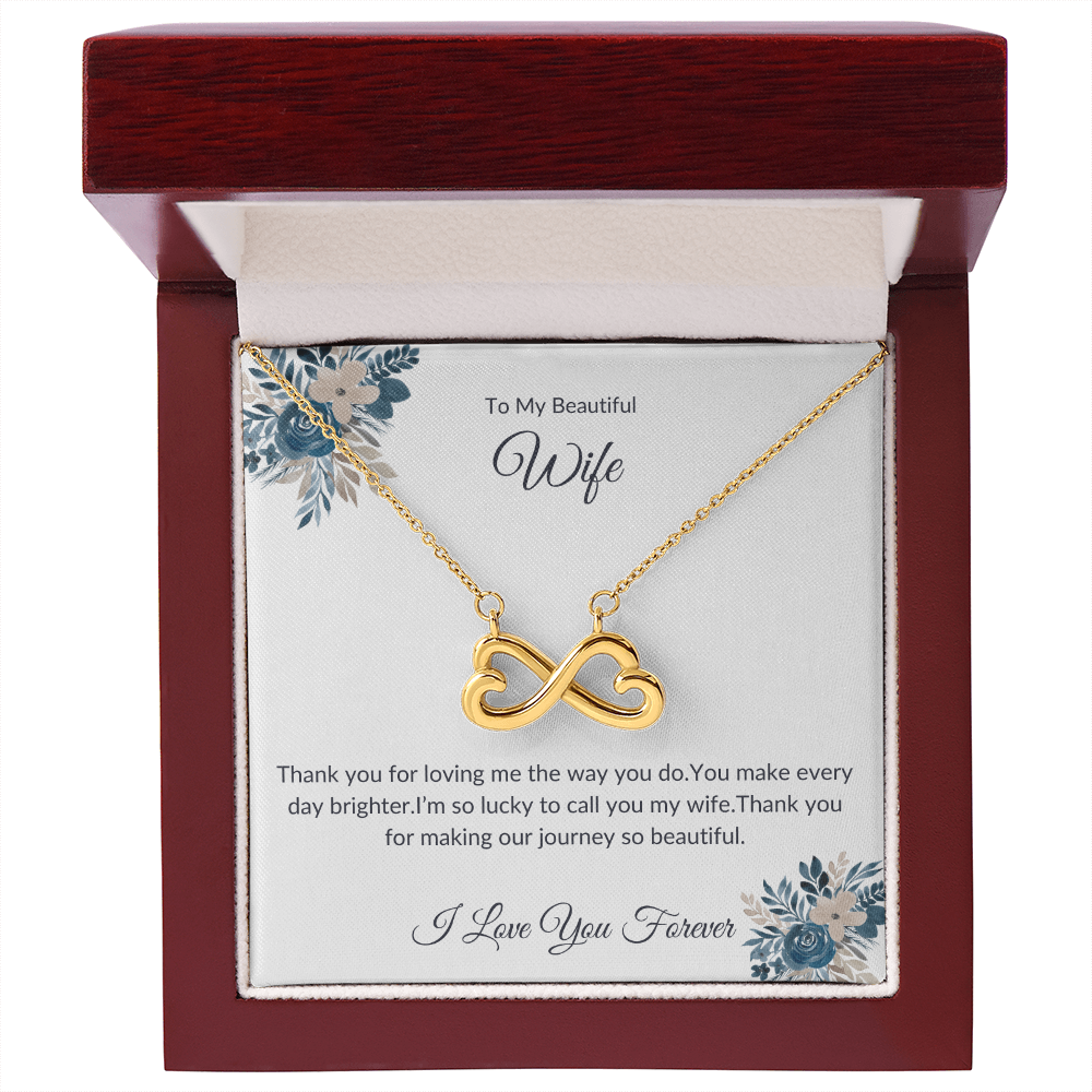 To My Precious Wife – Forever Linked Necklace – A Love That Lasts