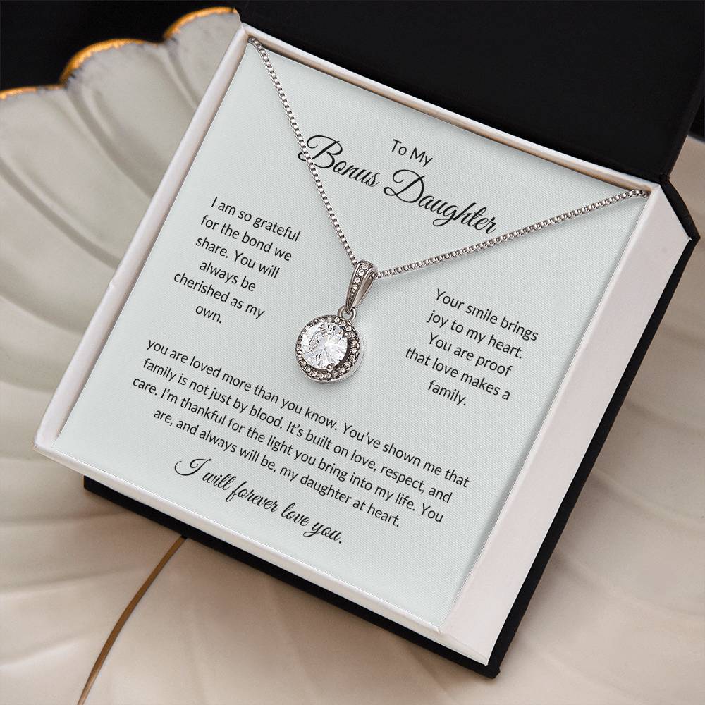 Bonus Daughter Gift – Elegant Love Knot Necklace