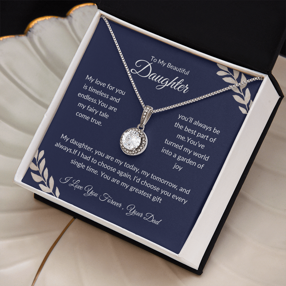 Special Gift for Daughter | Eternal Hope Necklace | Love Dad