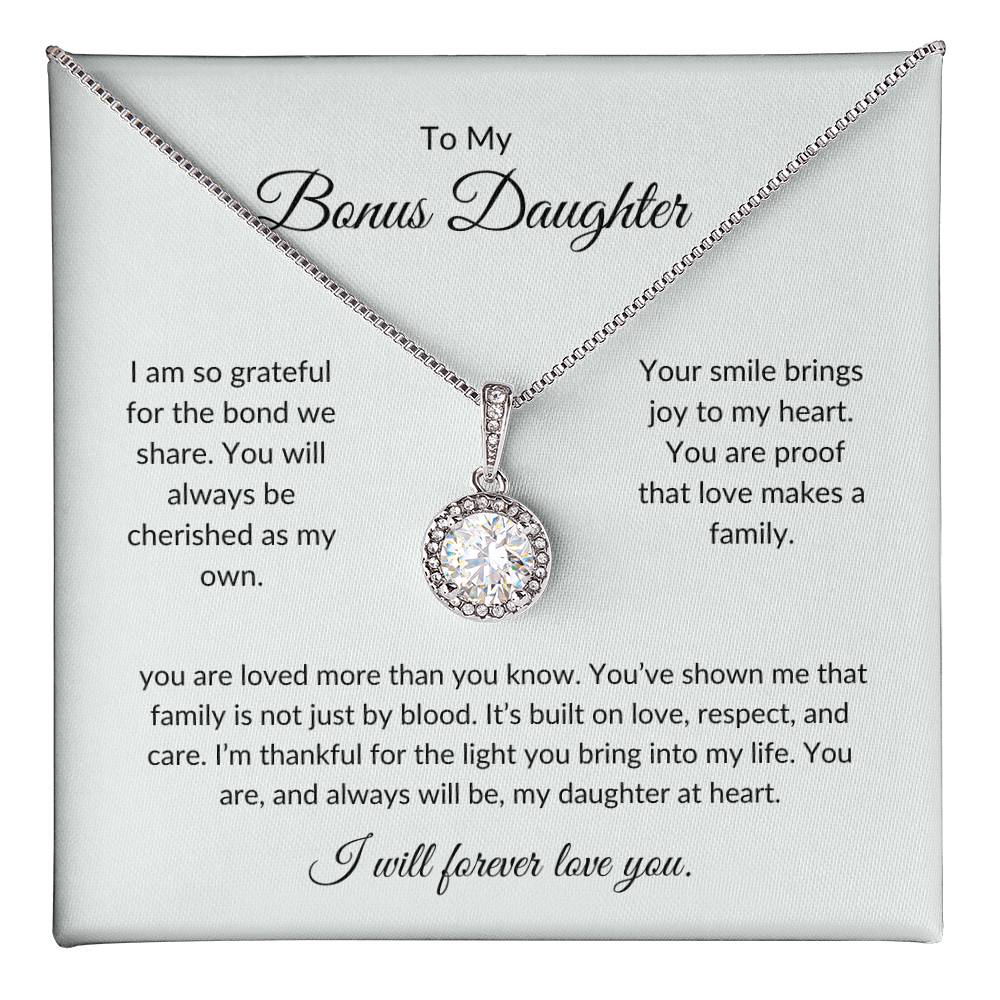 Bonus Daughter Gift – Elegant Love Knot Necklace