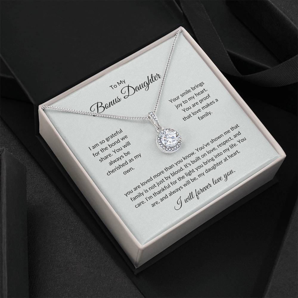 Bonus Daughter Gift – Elegant Love Knot Necklace