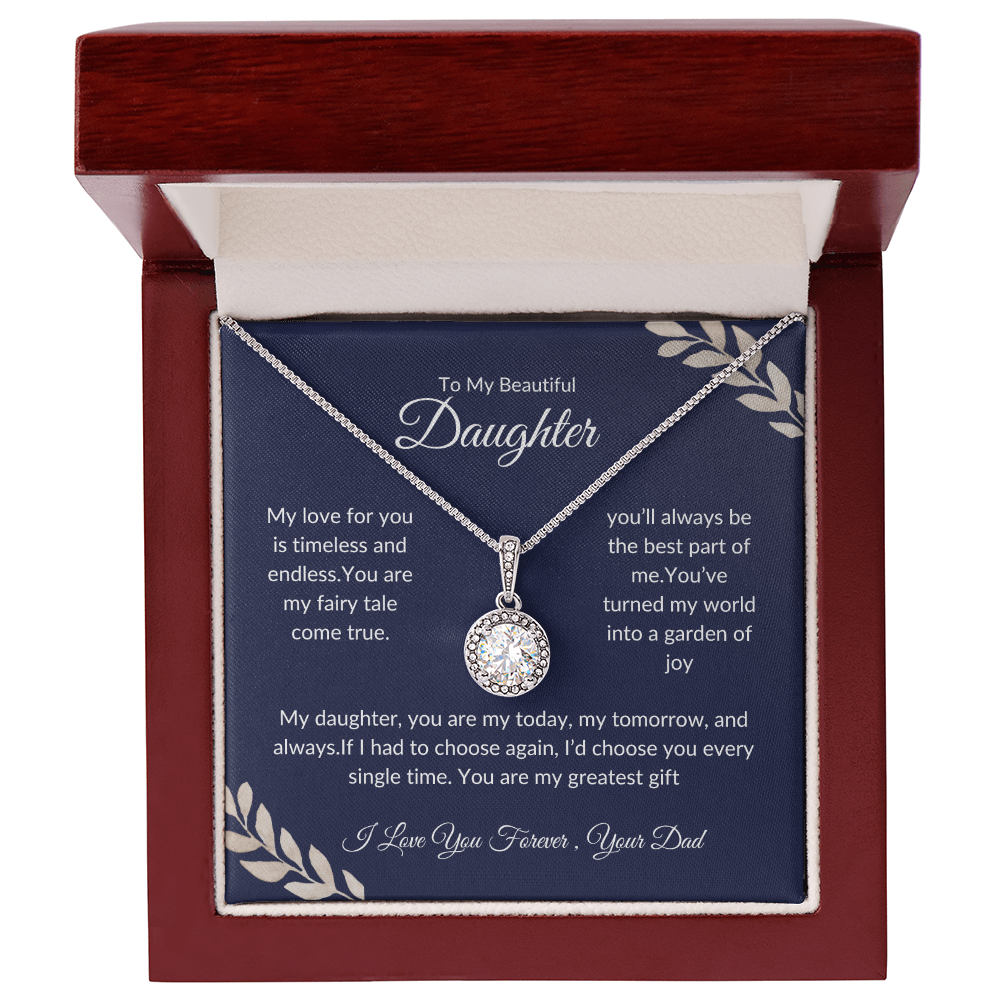 Special Gift for Daughter | Eternal Hope Necklace | Love Dad