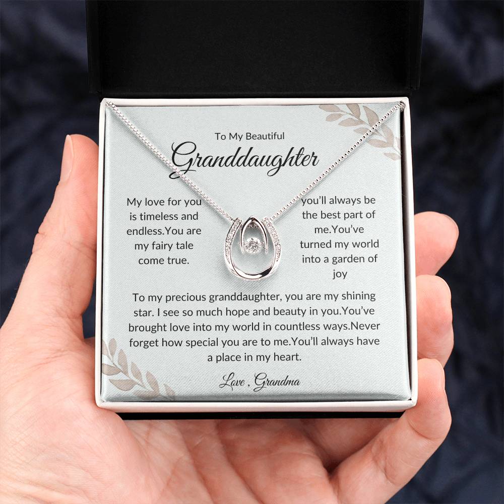 Granddaughter Jewelry Gift – Beautiful Pendant with Elegant Gift Box