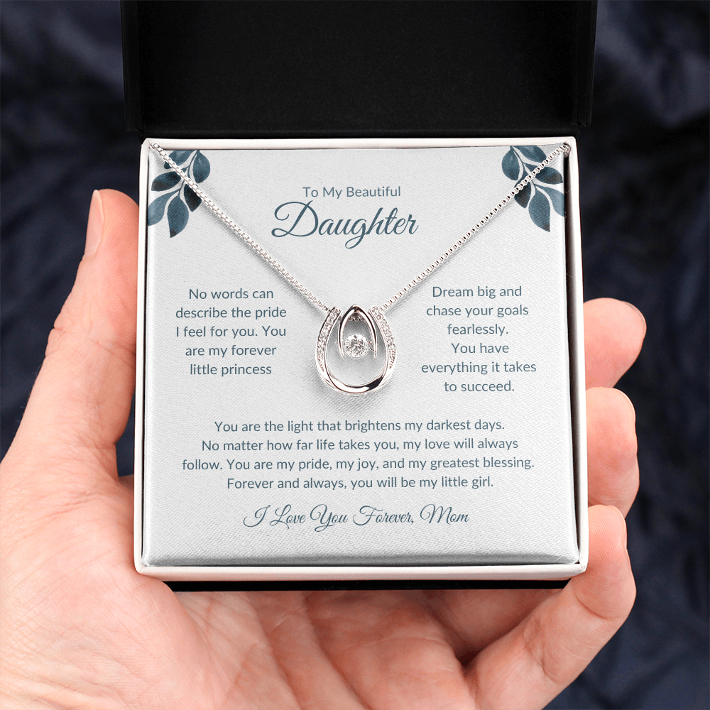 Birthday Necklace for Daughter | Love Mom