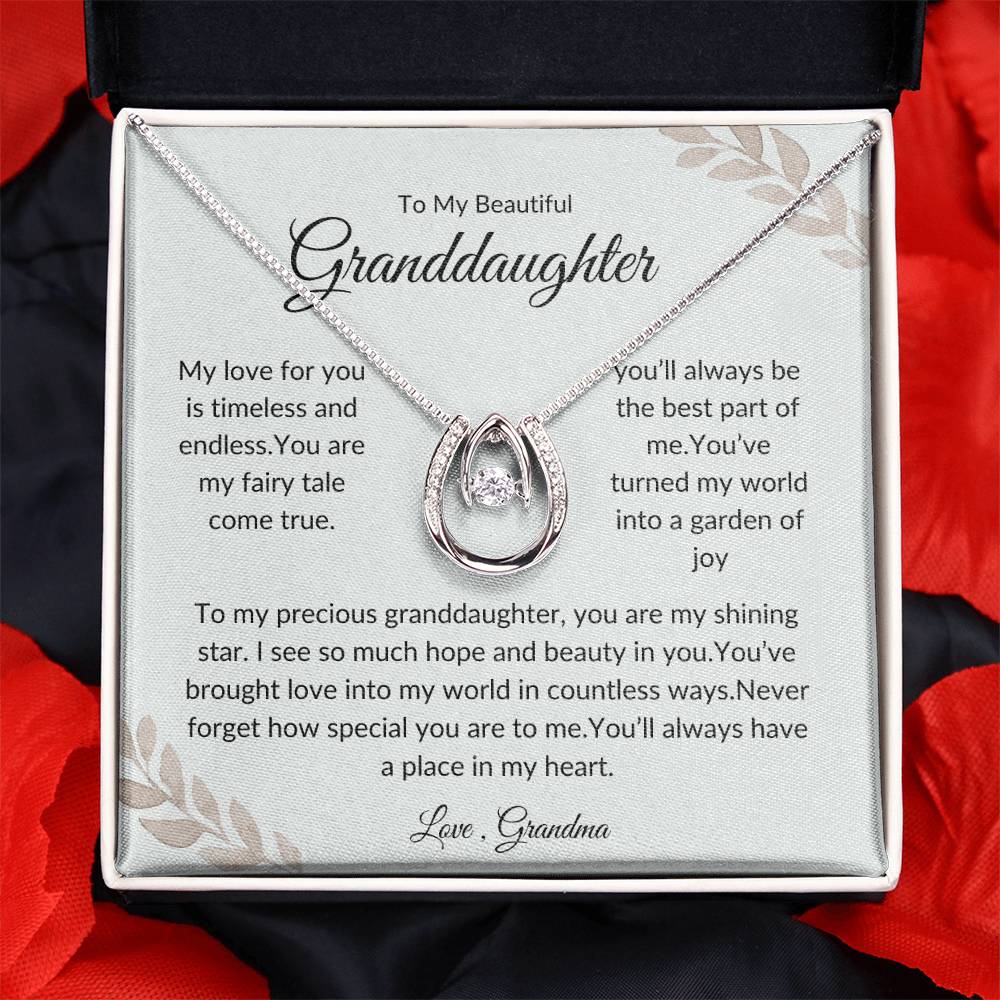 Granddaughter Jewelry Gift – Beautiful Pendant with Elegant Gift Box