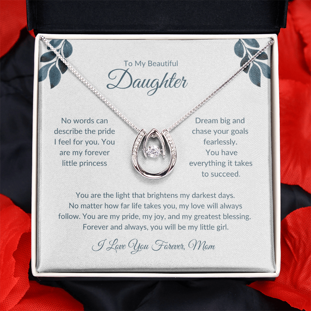 Birthday Necklace for Daughter | Love Mom