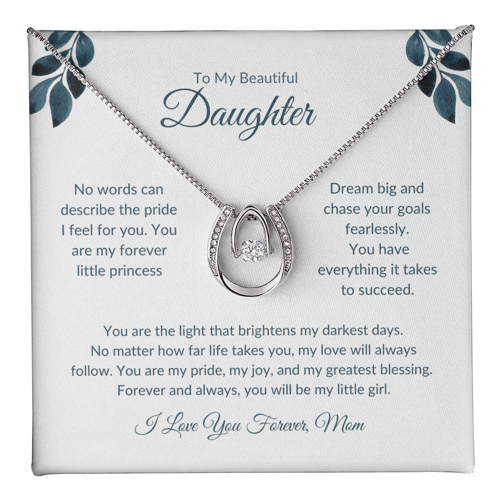 Birthday Necklace for Daughter | Love Mom