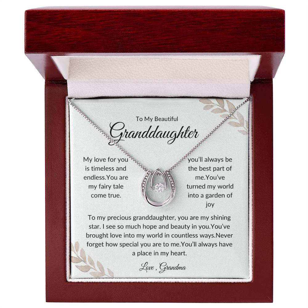 Granddaughter Jewelry Gift – Beautiful Pendant with Elegant Gift Box