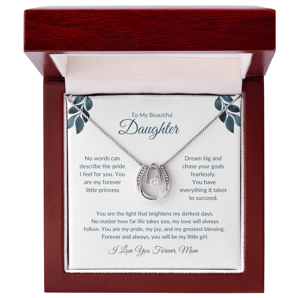 Birthday Necklace for Daughter | Love Mom