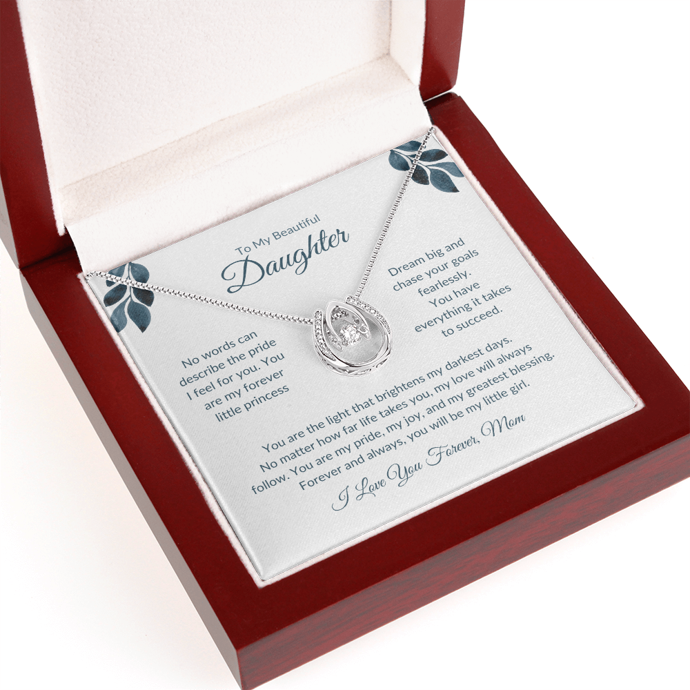 Birthday Necklace for Daughter | Love Mom