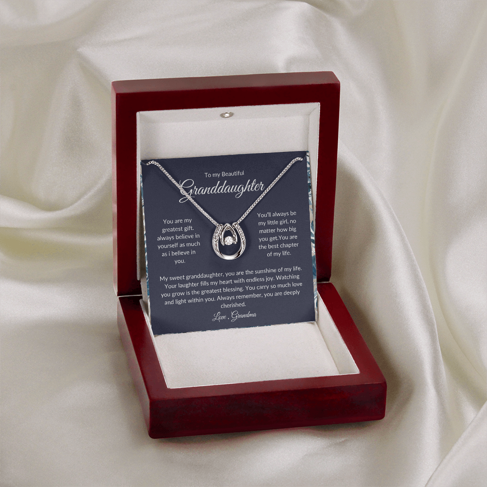 To My Granddaughter – Elegant Jewelry Gift That Lasts Forever
