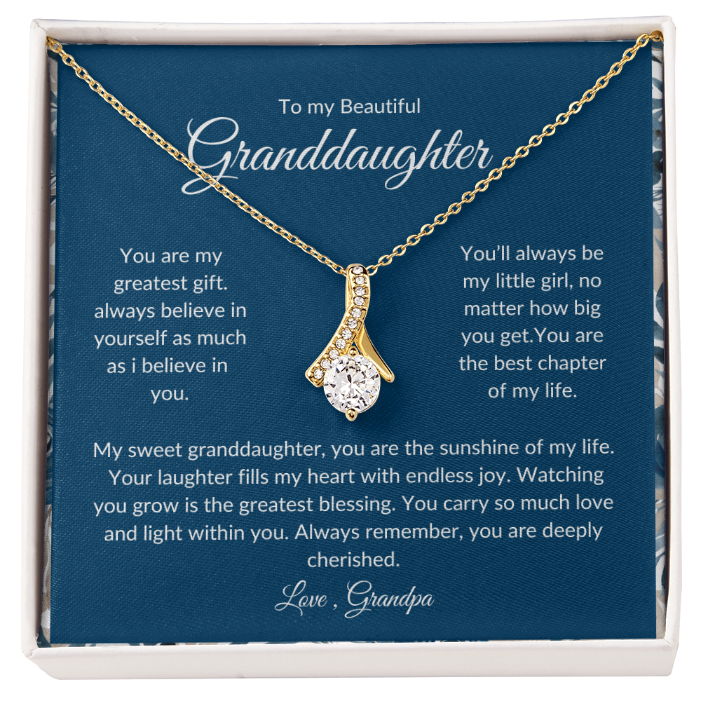 Granddaughter Jewelry – Dazzling Necklace - Love Grandma