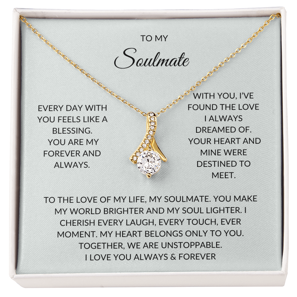 Soulmate Jewelry – Stylish Pendant Necklace for Anniversaries & Valentine's