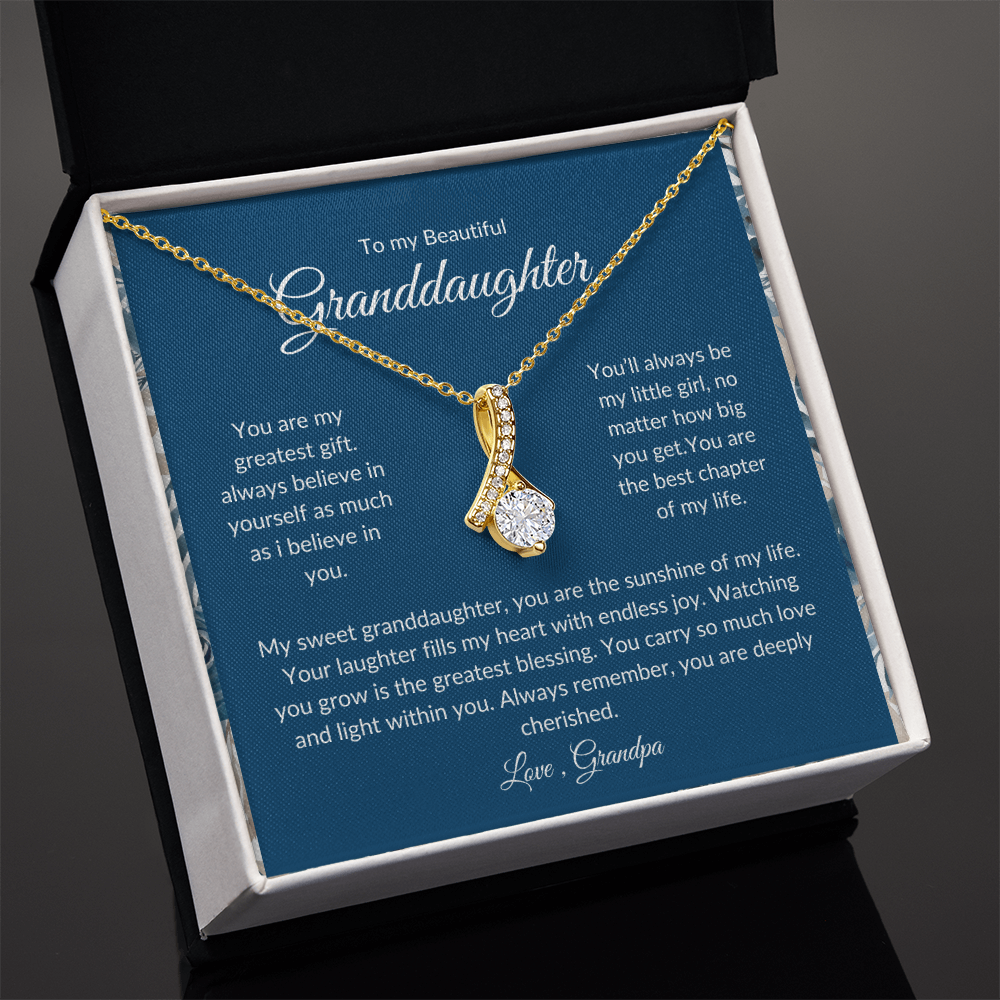 Granddaughter Jewelry – Dazzling Necklace - Love Grandma