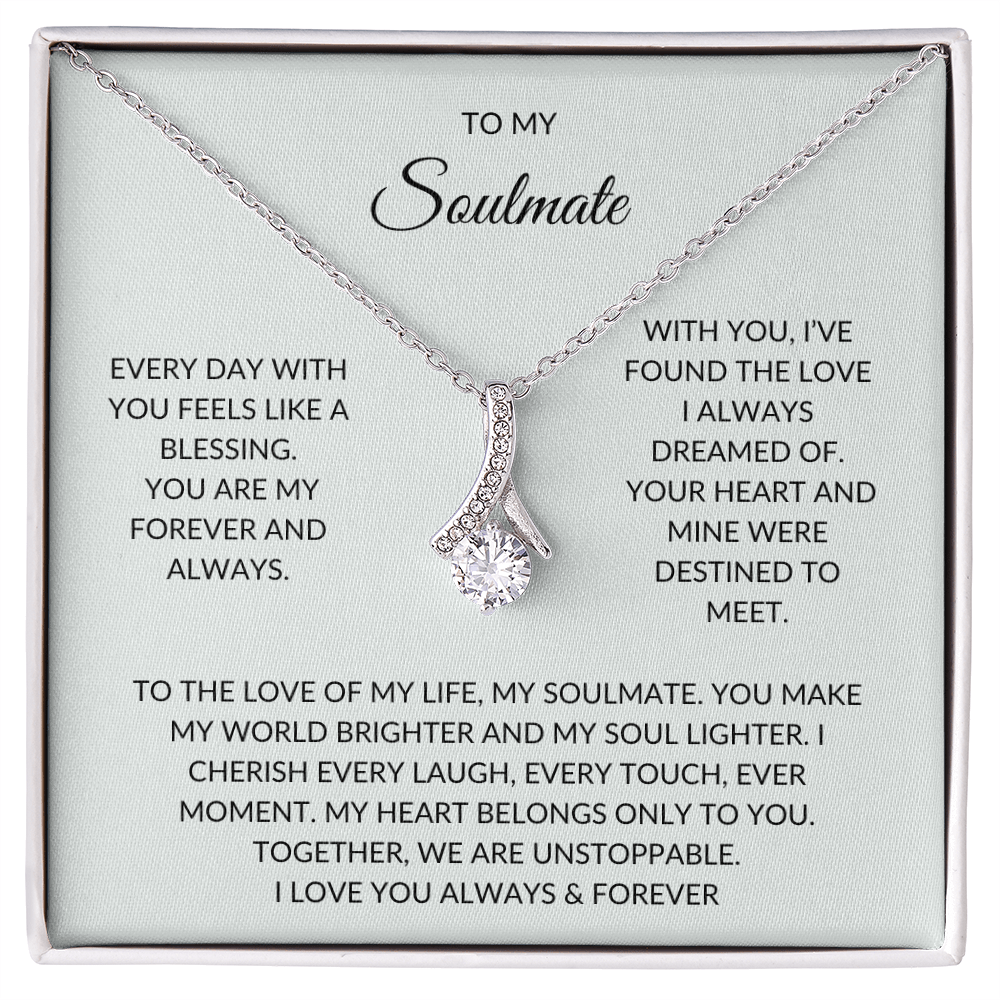 Soulmate Jewelry – Stylish Pendant Necklace for Anniversaries & Valentine's