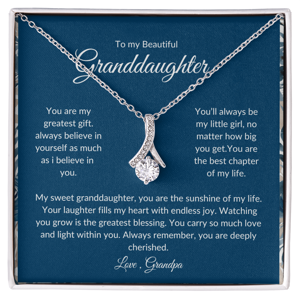 Granddaughter Jewelry – Dazzling Necklace - Love Grandma