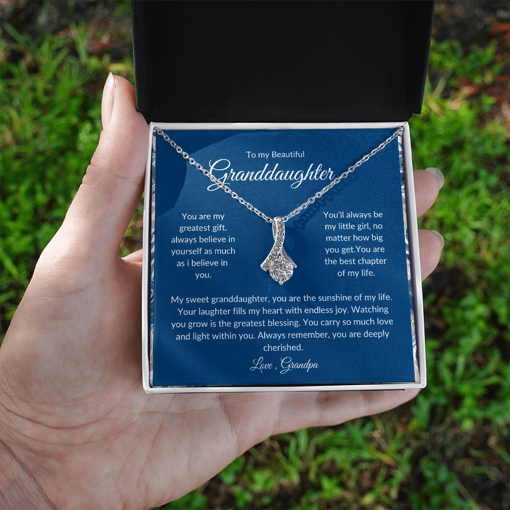 Granddaughter Jewelry – Dazzling Necklace - Love Grandma