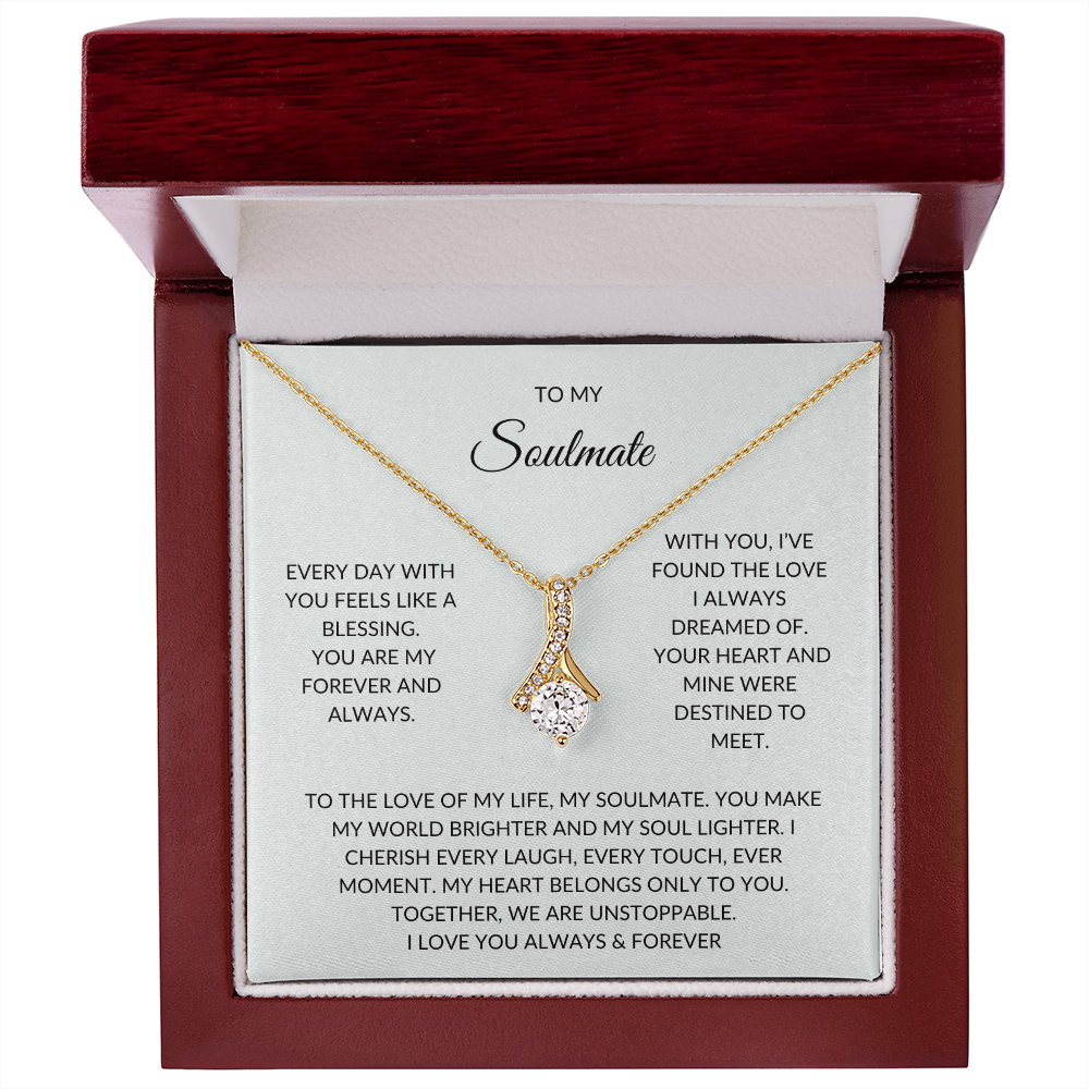 Soulmate Jewelry – Stylish Pendant Necklace for Anniversaries & Valentine's