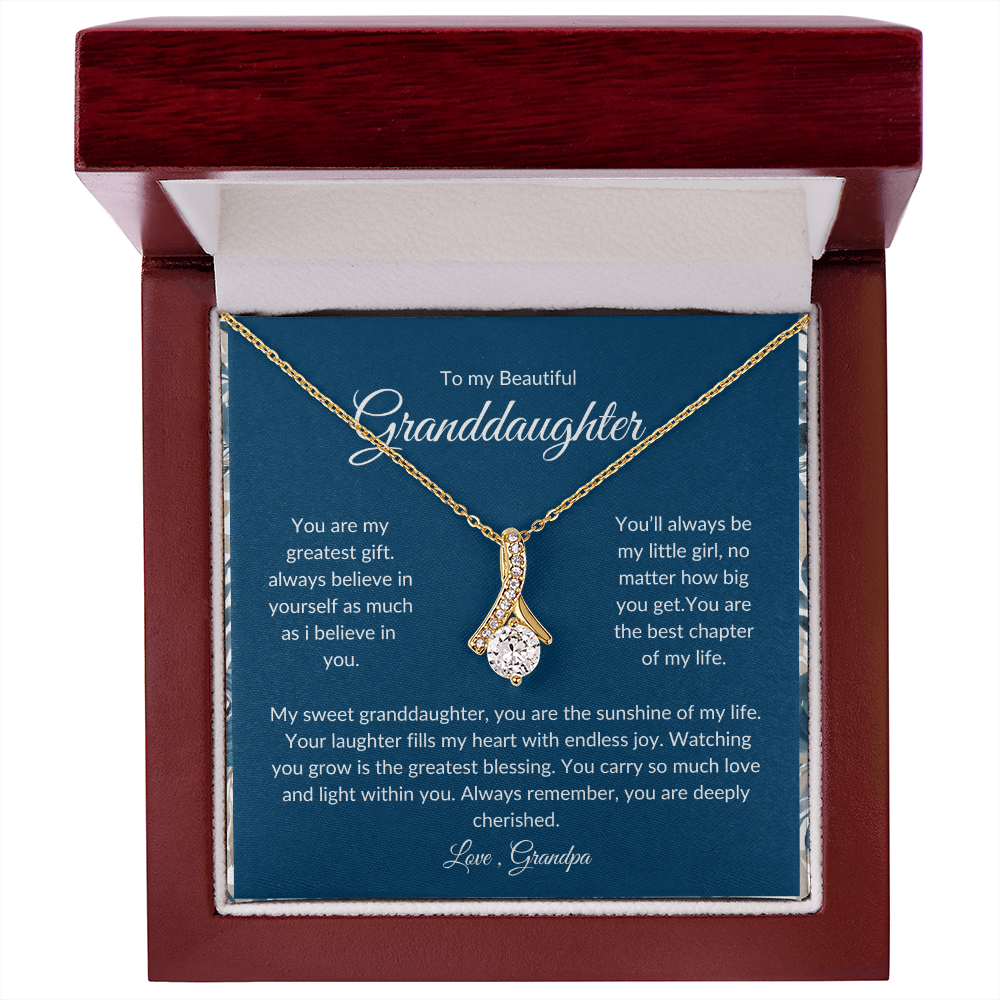 Granddaughter Jewelry – Dazzling Necklace - Love Grandma