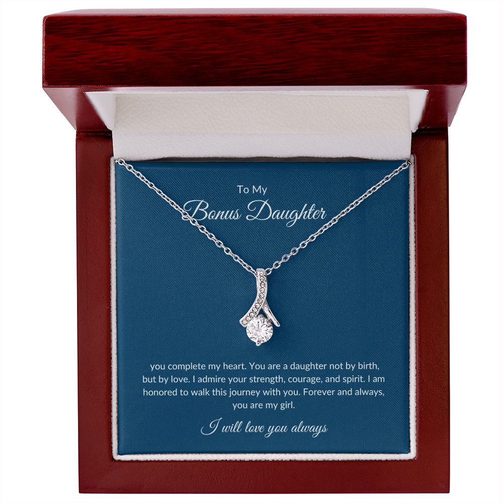 To My Bonus Daughter – Eternal Bond Necklace