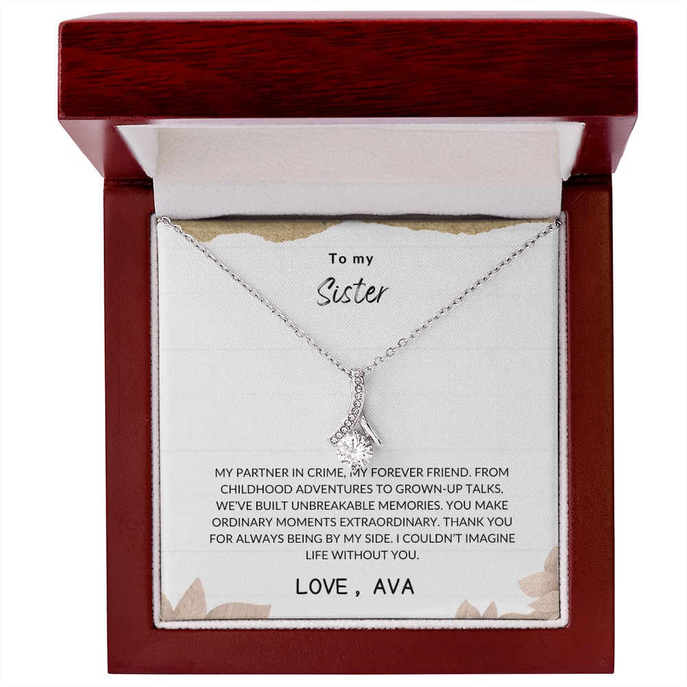 Sister Gift – Elegant Love Knot Necklace
