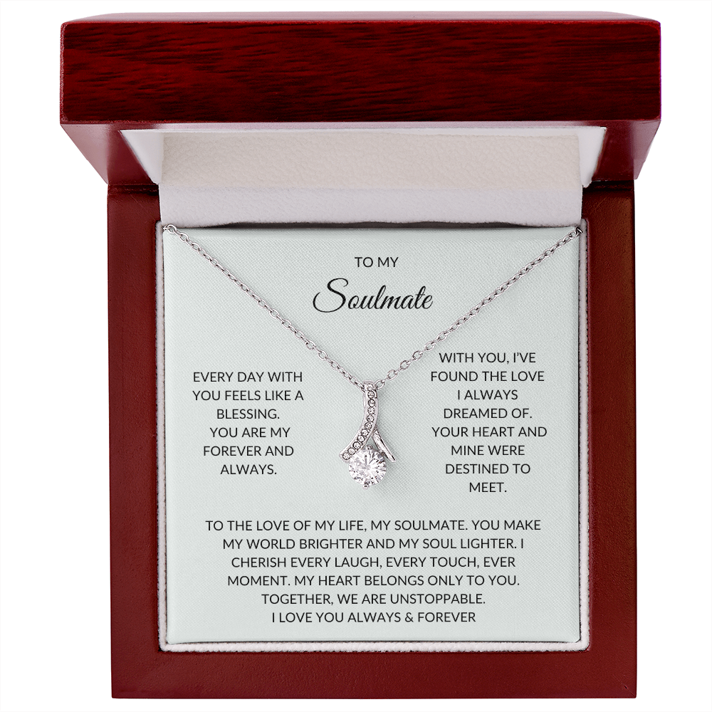Soulmate Jewelry – Stylish Pendant Necklace for Anniversaries & Valentine's