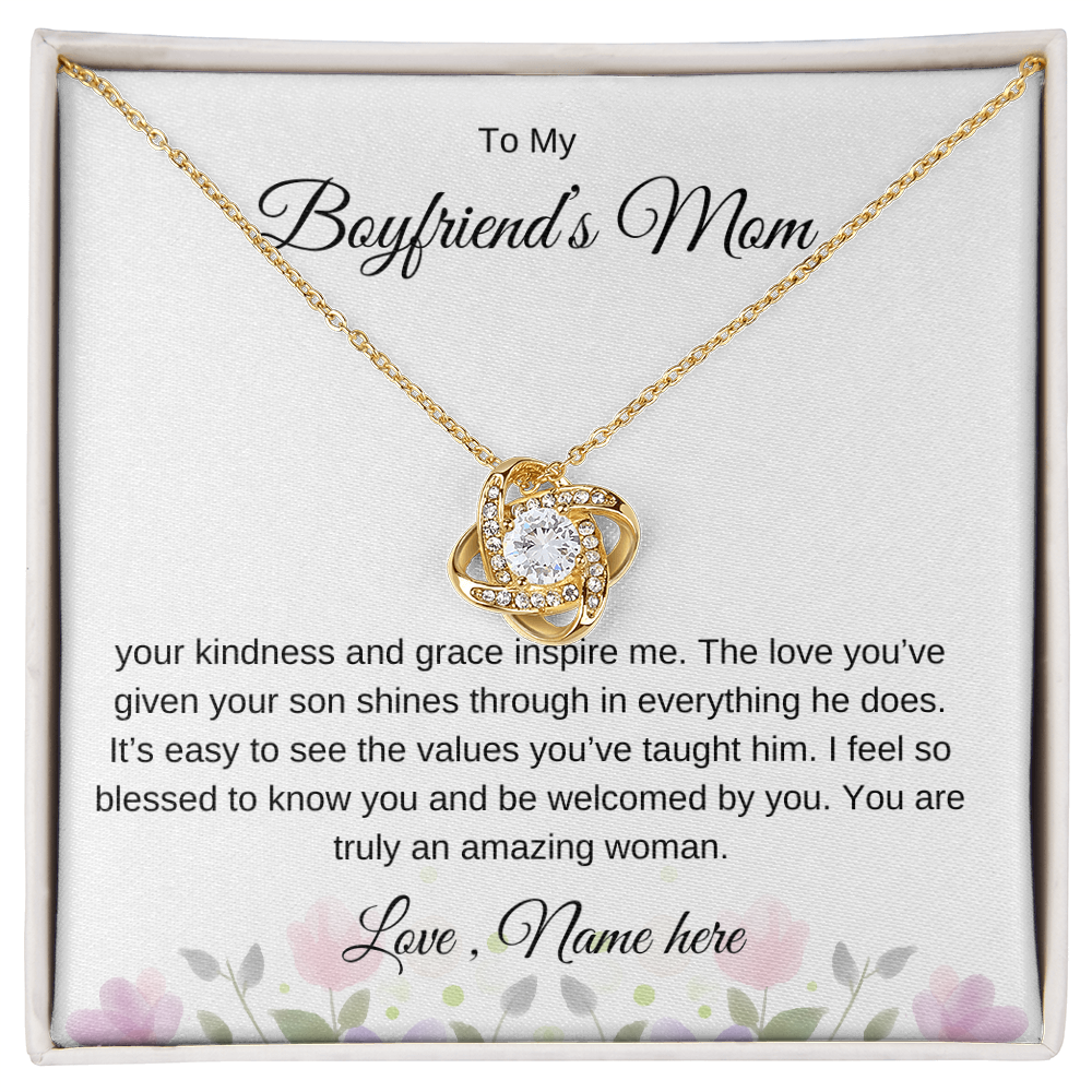 To My Boyfriend's Mom – Forever Love Necklac