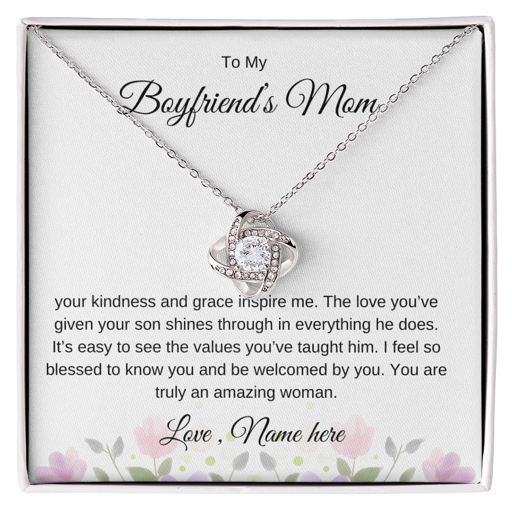 To My Boyfriend's Mom – Forever Love Necklac