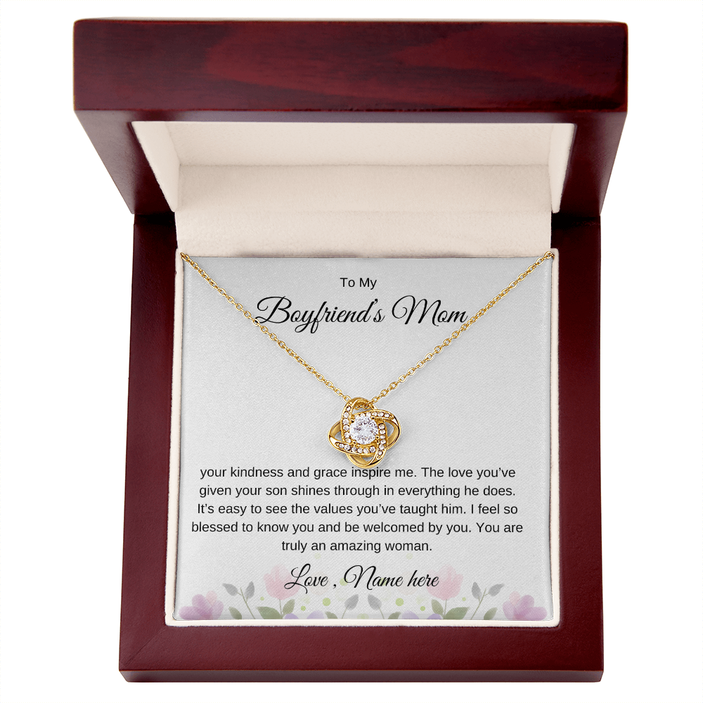 To My Boyfriend's Mom – Forever Love Necklac