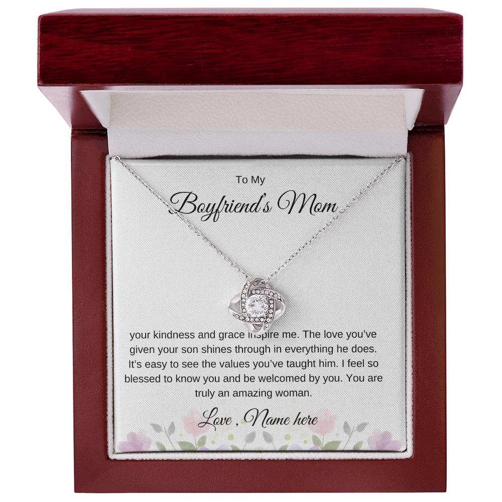 To My Boyfriend's Mom – Forever Love Necklac