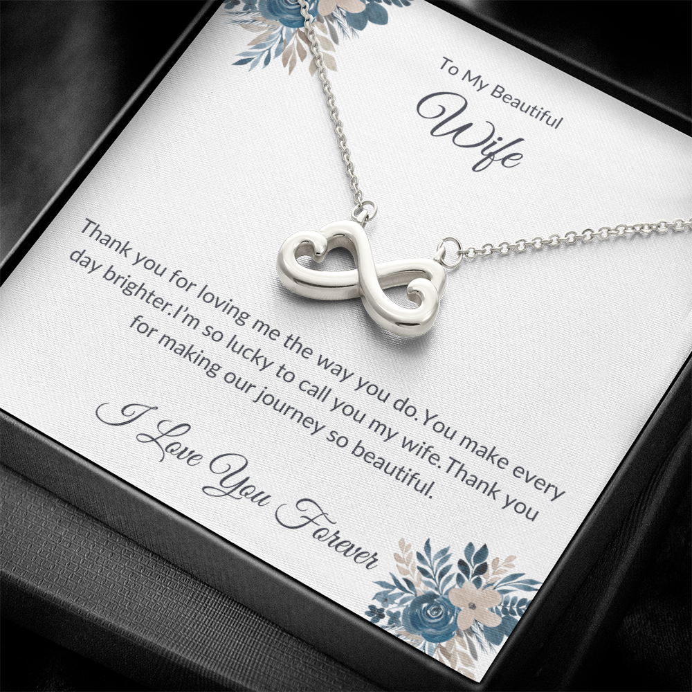 To My Precious Wife – Forever Linked Necklace – A Love That Lasts