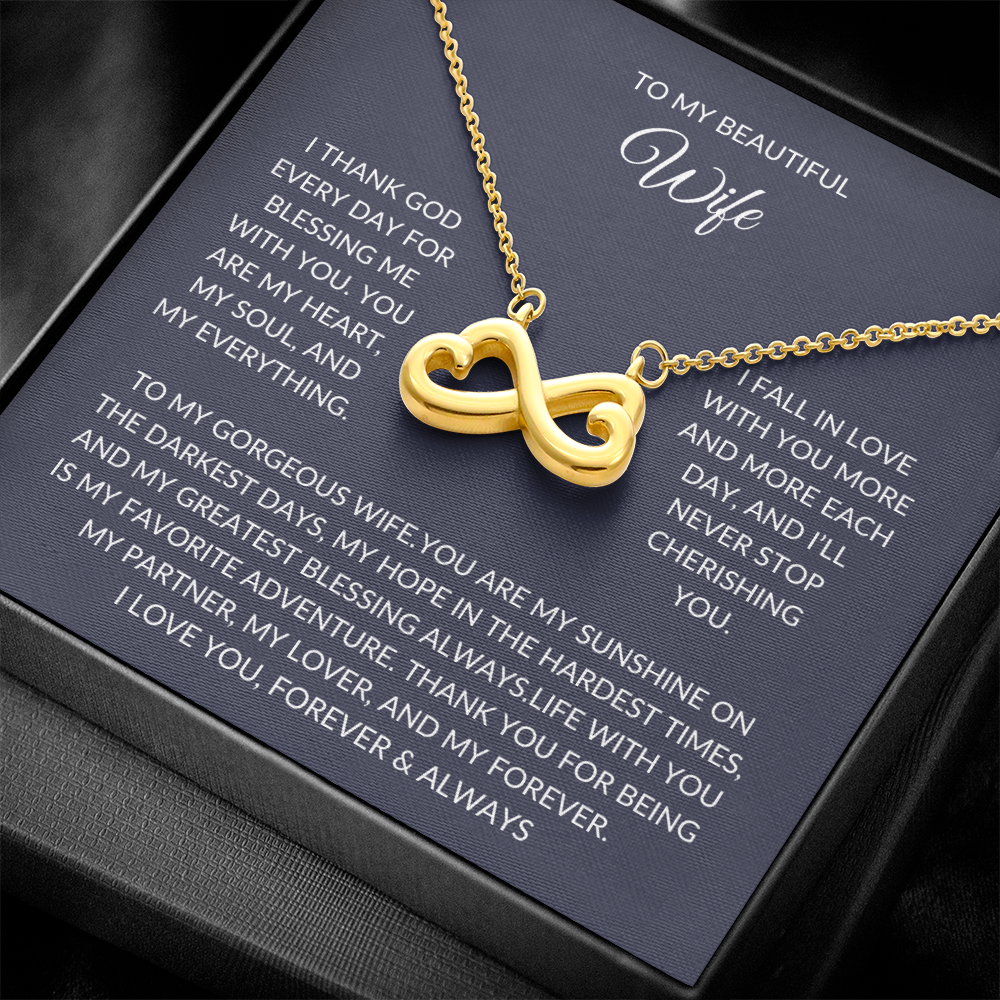 To My Loving Wife – Heartfelt Jewelry Gift – Anniversary & Everyday Love