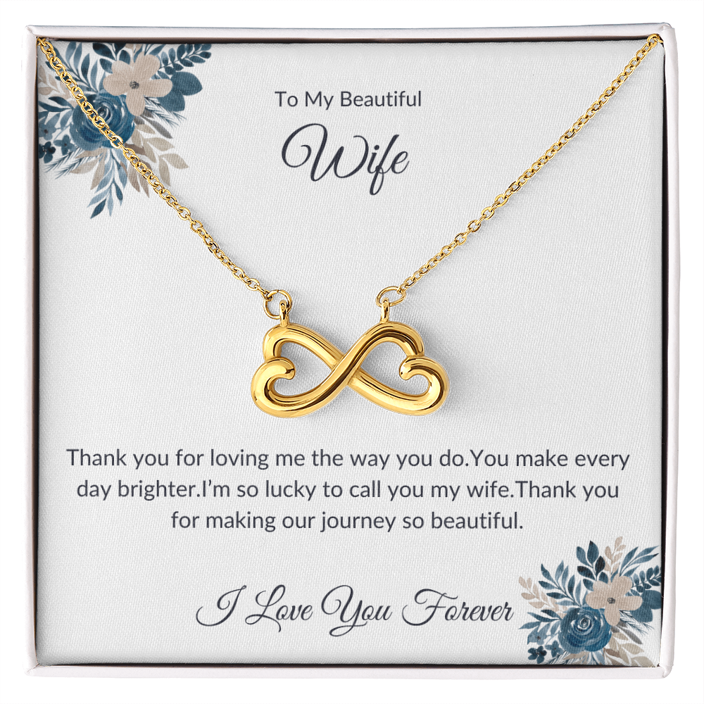 To My Precious Wife – Forever Linked Necklace – A Love That Lasts