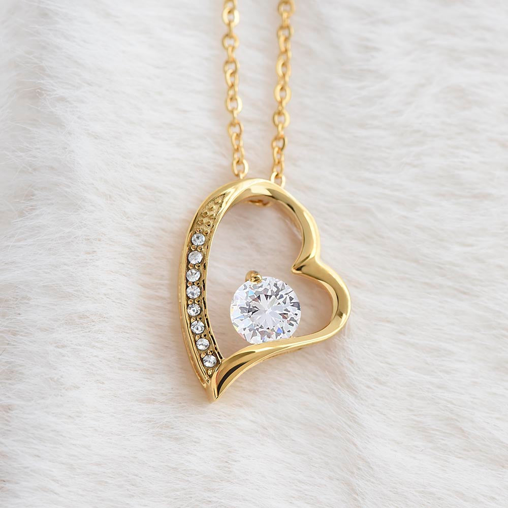 Christmas Necklace for Daughter | Forever Love Pendant | Holiday Gift Idea