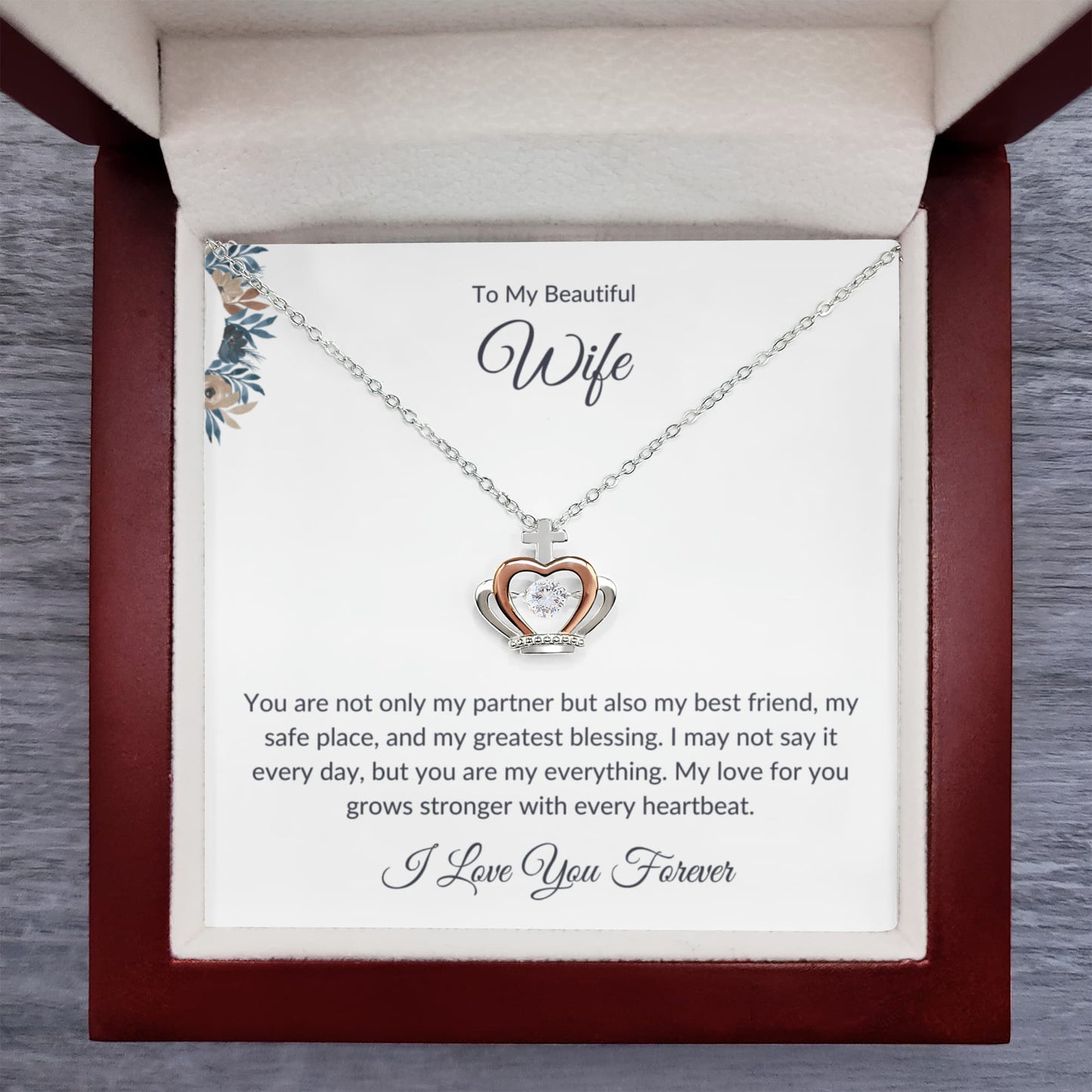 To My Beautiful Wife - Forever Love Necklace – Holiday Surprise