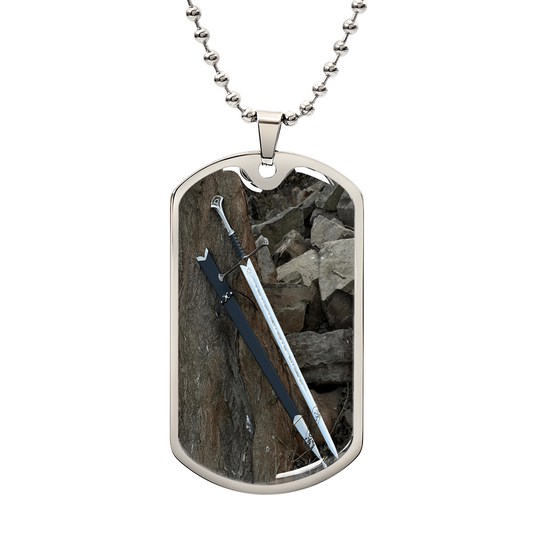 Luxury Graphic Dog Tag Necklace