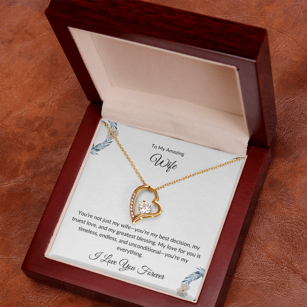 Birthday Gift for Wife – Elegant Necklace – A Sparkle of Love