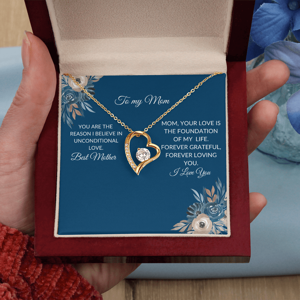 To My Mom Necklace – Heartfelt Jewelry Gift with Love Message