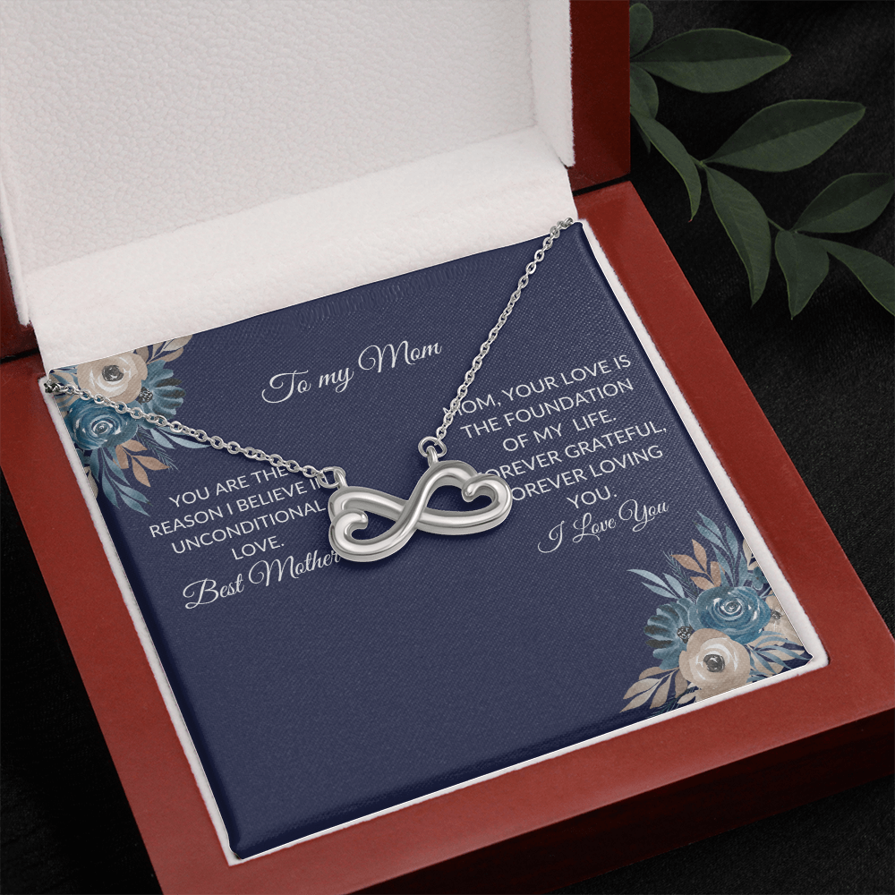 To My Mom – Forever Love Knot Necklace