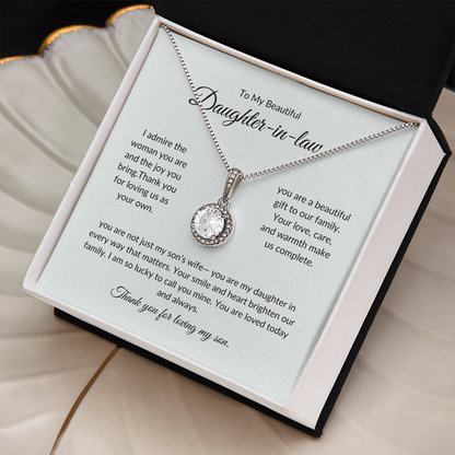 Daughter-in-Law Gift – Elegant Pendant Necklace for Special Moments