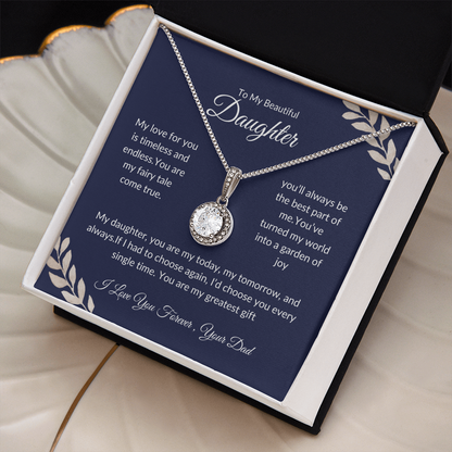 Special Gift for Daughter | Eternal Hope Necklace | Love Dad