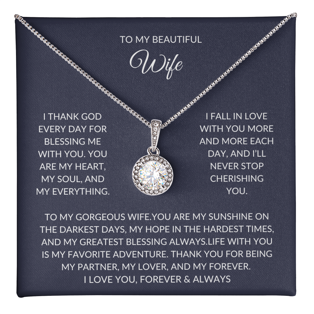 To My Wife – Love Knot Necklace – A Romantic Gift She Deserves
