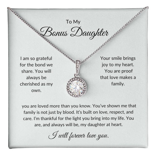 Bonus Daughter Gift – Elegant Love Knot Necklace