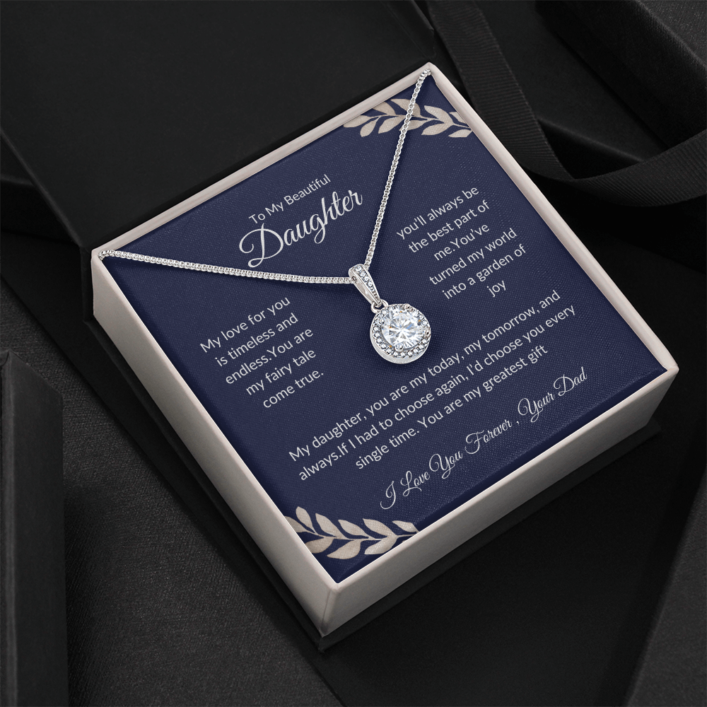 Special Gift for Daughter | Eternal Hope Necklace | Love Dad