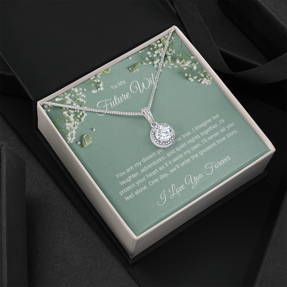 To My Future Wife Necklace – Romantic Jewelry Gift for Her – Perfect Love Keepsake