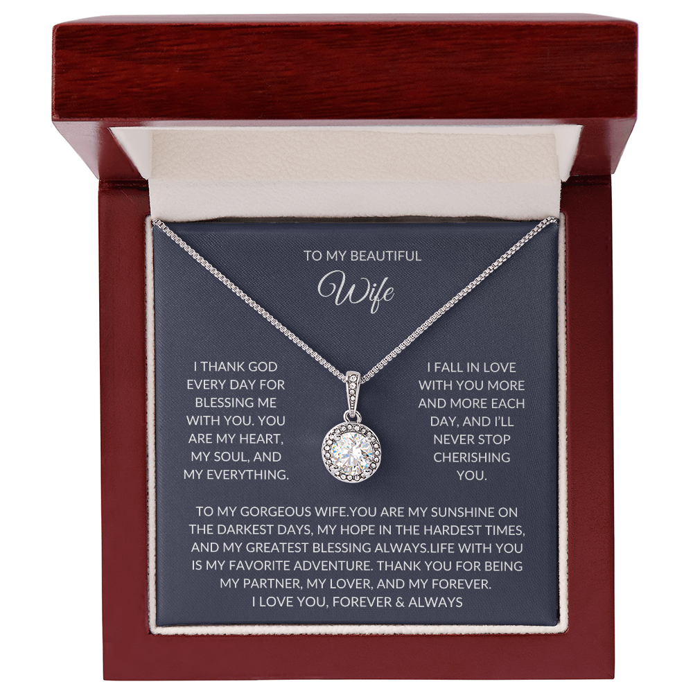 To My Wife – Love Knot Necklace – A Romantic Gift She Deserves