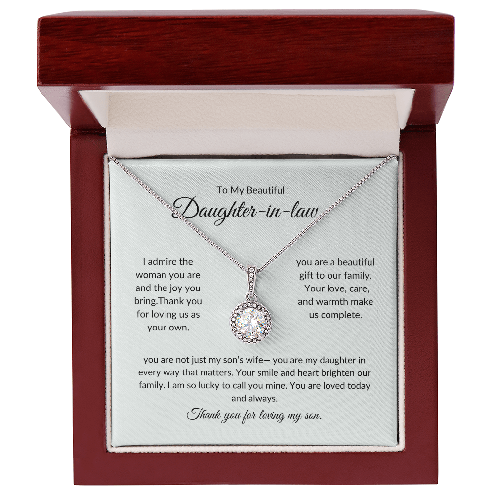 Daughter-in-Law Gift – Elegant Pendant Necklace for Special Moments