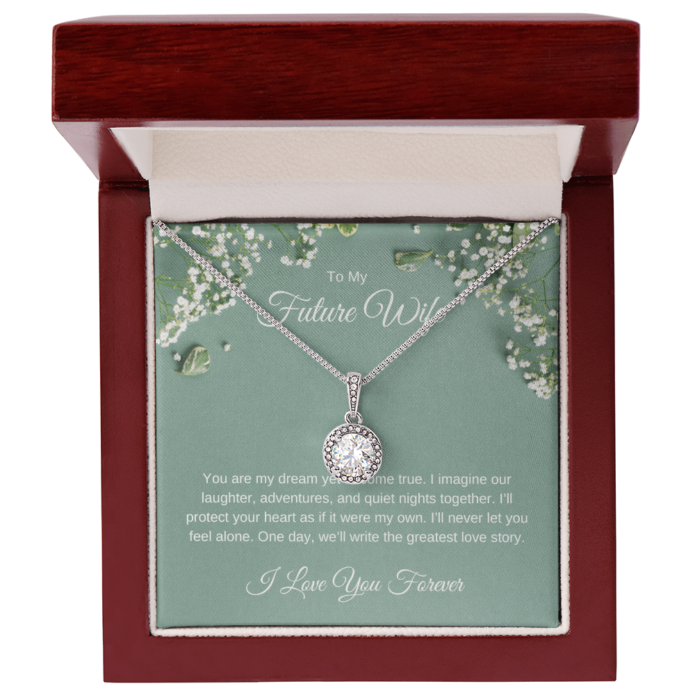 To My Future Wife Necklace – Romantic Jewelry Gift for Her – Perfect Love Keepsake